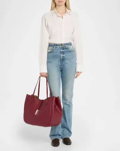 Polo Ralph Lauren Polo ID Large Leather Tote | Thumbnail 4