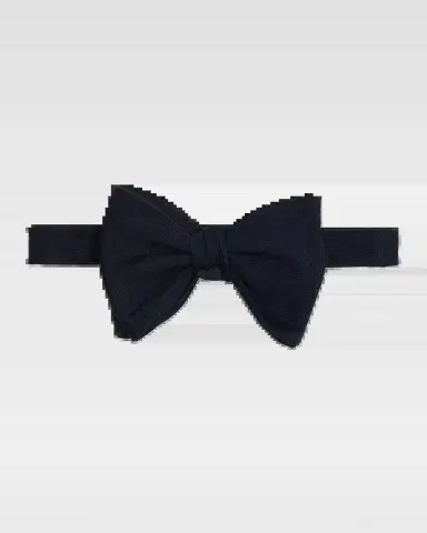 dunhill Men 's Large Mulberry Silk Bow Tie | Thumbnail 2