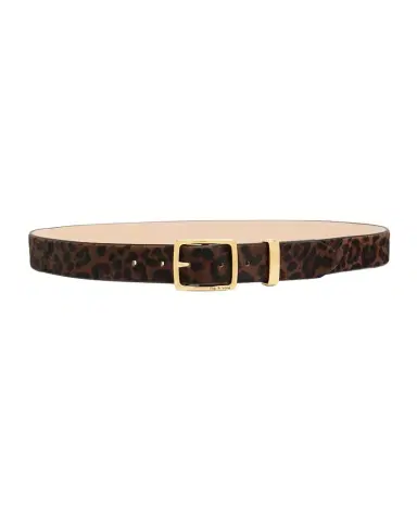rag & bone X Boyfriend Leopard Calf Hair Belt | Thumbnail 1