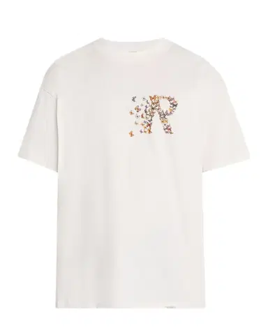 Represent Men's Monarch Logo Cotton Boxy Fit T-Shirt | Thumbnail 1 Represent Men's Monarch Logo Cotton Boxy Fit T-Shirt | Thumbnail 1