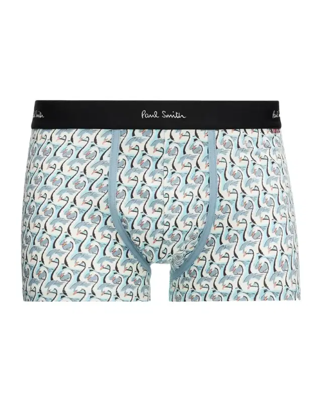 en 's Swan Print Boxer Briefs