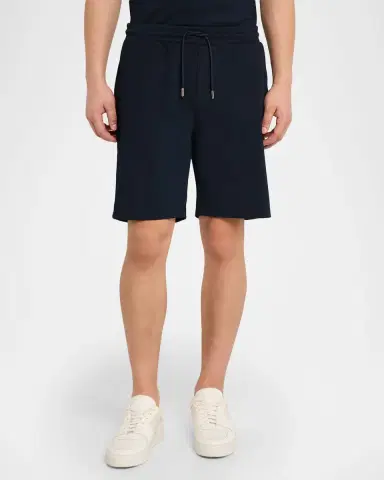 Reiss Men's Angus Textured Drawstring Shorts | Thumbnail 4