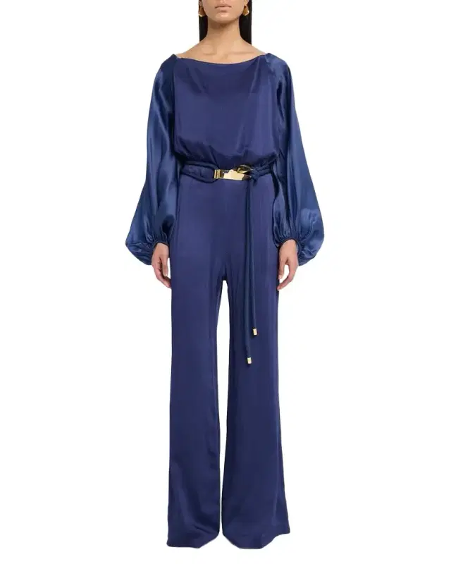 Geraldine Satin Jumpsuit
