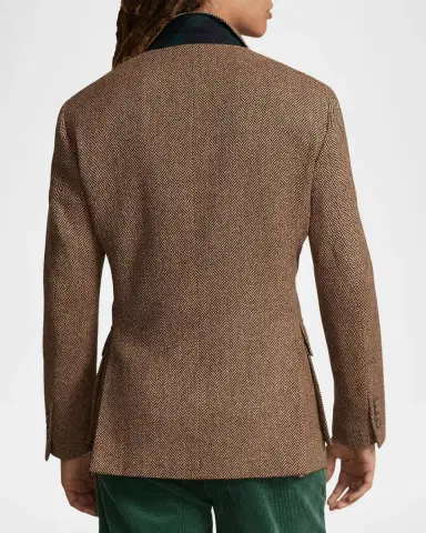 Polo Ralph Lauren Unisex Wool Herringbone Single-Breasted Sport Coat | Thumbnail 3 Polo Ralph Lauren Unisex Wool Herringbone Single-Breasted Sport Coat | Thumbnail 3