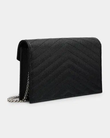 Saint Laurent Cassandre YSL Shoulder Bag in Chevron Quilted Leather | Thumbnail 2 Saint Laurent Cassandre YSL Shoulder Bag in Chevron Quilted Leather | Thumbnail 2