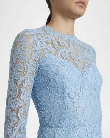 Dolce & Gabbana Guipure Lace Long-Sleeve Midi Dress | Thumbnail 5 Dolce & Gabbana Guipure Lace Long-Sleeve Midi Dress | Thumbnail 5