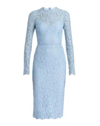 Dolce & Gabbana Guipure Lace Long-Sleeve Midi Dress | Thumbnail 1 Dolce & Gabbana Guipure Lace Long-Sleeve Midi Dress | Thumbnail 1