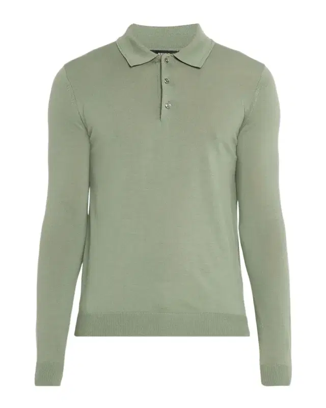 Men 's Trafford Merino Wool Long-Sleeve Polo Shirt