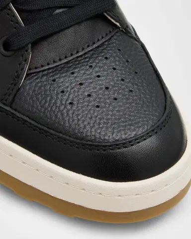 Vince Men's Wilder Court Leather Low-Top Sneakers | Thumbnail 3 Vince Men's Wilder Court Leather Low-Top Sneakers | Thumbnail 3