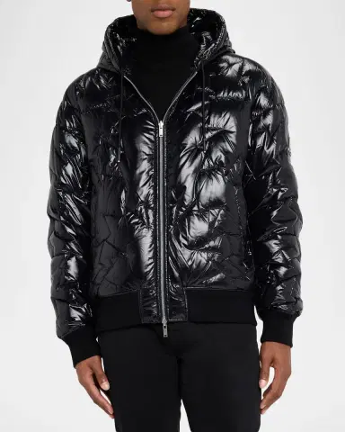 Moose Knuckles Men's Briar Hoodie Down Jacket | Thumbnail 4