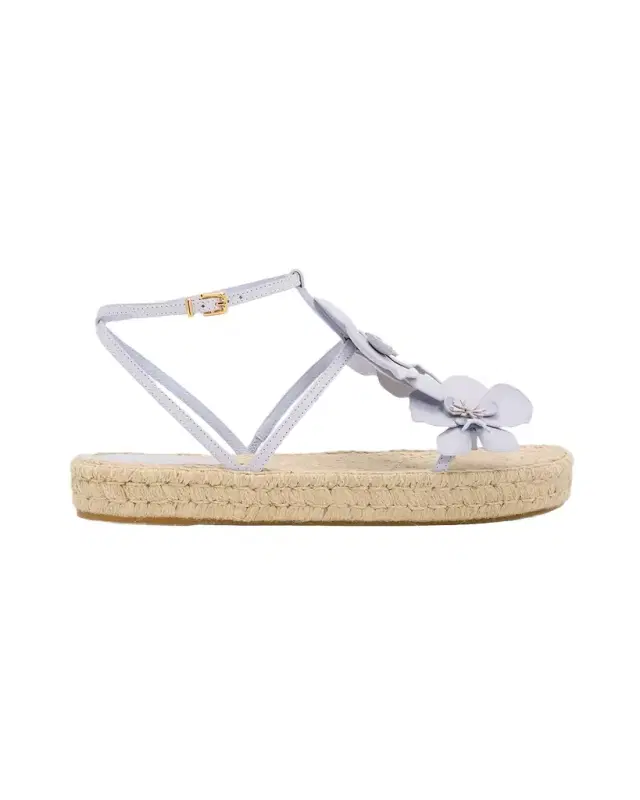 Orchid Leather Espadrille Sandals Orchid Leather Espadrille Sandals