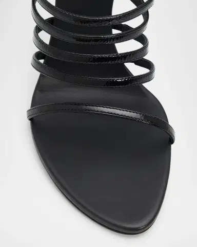 Alaïa 110mm Strappy Patent Leather Sandals | Thumbnail 5 Alaïa 110mm Strappy Patent Leather Sandals | Thumbnail 5