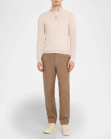 Reiss Men's Blackhall Merino Wool Funnel Neck Half-Zip Sweater | Thumbnail 2 Reiss Men's Blackhall Merino Wool Funnel Neck Half-Zip Sweater | Thumbnail 2