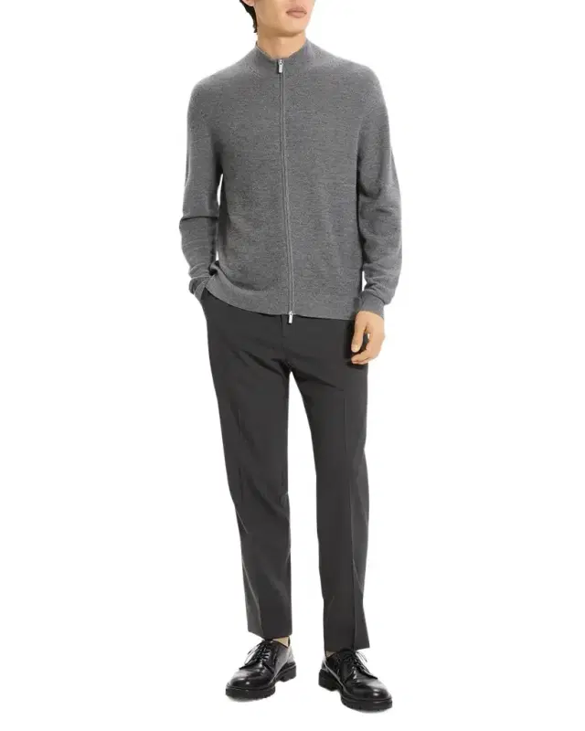 Men 's Cashmere Knit Full-Zip Sweater
