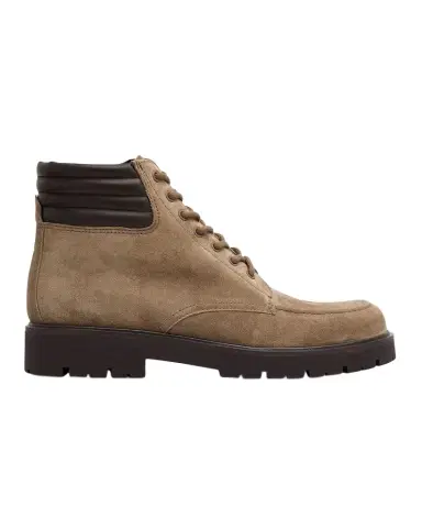 Vince Men's Leonard Suede & Leather Lug-Sole Ankle Boots | Thumbnail 1 Vince Men's Leonard Suede & Leather Lug-Sole Ankle Boots | Thumbnail 1
