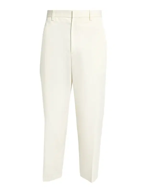 Men 's Flat-Front Cotton Trousers
