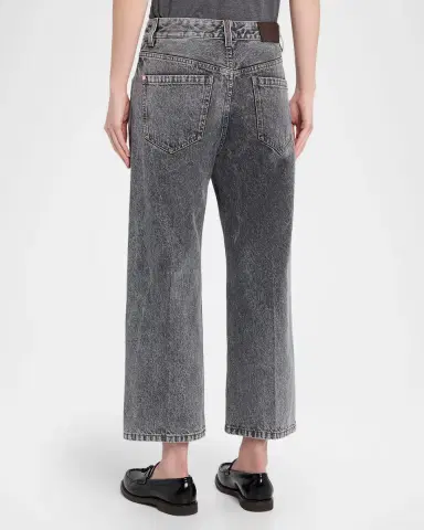 Brunello Cucinelli Contemporary Square Straight-Leg Capri Jeans | Thumbnail 3 Brunello Cucinelli Contemporary Square Straight-Leg Capri Jeans | Thumbnail 3