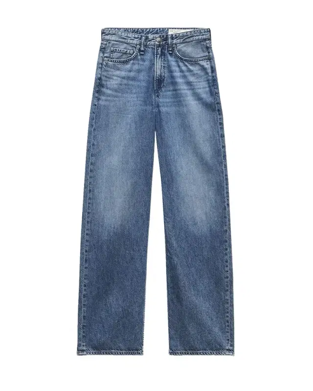 Featherweight Logan Mid-Rise Wide Jeans