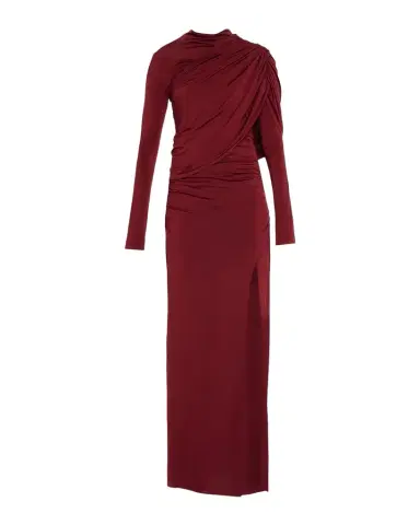 LAPOINTE Asymmetric Shawl Draped Jersey Gown | Thumbnail 1 LAPOINTE Asymmetric Shawl Draped Jersey Gown | Thumbnail 1