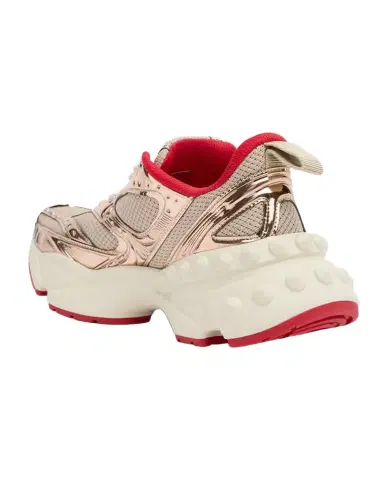 Christian Louboutin So Flo Mesh & Metallic Leather Runner Sneakers | Thumbnail 1 Christian Louboutin So Flo Mesh & Metallic Leather Runner Sneakers | Thumbnail 1