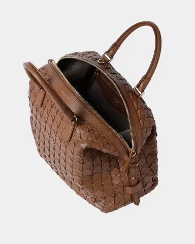 Serapian Ani Mosaico Leather Top Handle Bag | Thumbnail 3