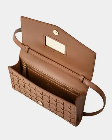 Serapian Mosaico Leather Pochette Crossbody Bag | Thumbnail 3 Serapian Mosaico Leather Pochette Crossbody Bag | Thumbnail 3