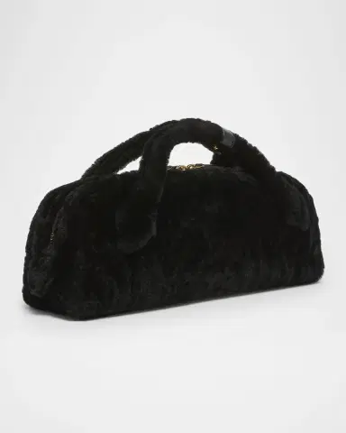 Alaïa Le Teckel Shearling Clutch | Thumbnail 3 Alaïa Le Teckel Shearling Clutch | Thumbnail 3