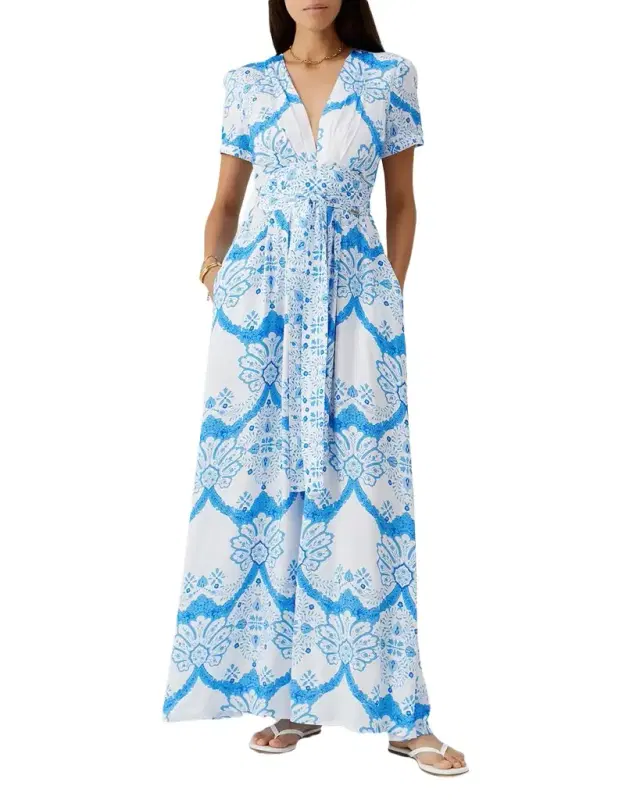 Lou Florian Maxi Dress