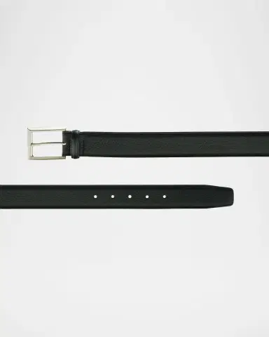 Magnanni Men's Rocas Pebbled Leather Belt | Thumbnail 2