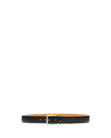 Magnanni Men's Rocas Pebbled Leather Belt | Thumbnail 3