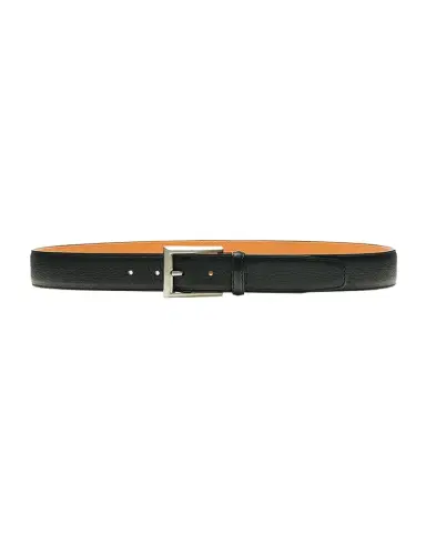 Magnanni Men's Rocas Pebbled Leather Belt | Thumbnail 1