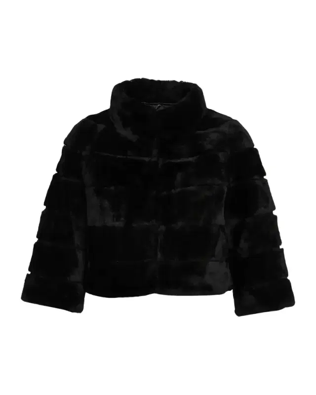 Gorski Lamb Shearling Bolero Jacket