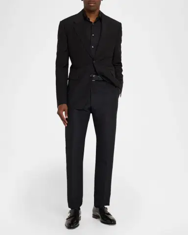 Santoni Men's Adrian Leather Double-Monk Strap Loafers | Thumbnail 3 Santoni Men's Adrian Leather Double-Monk Strap Loafers | Thumbnail 3