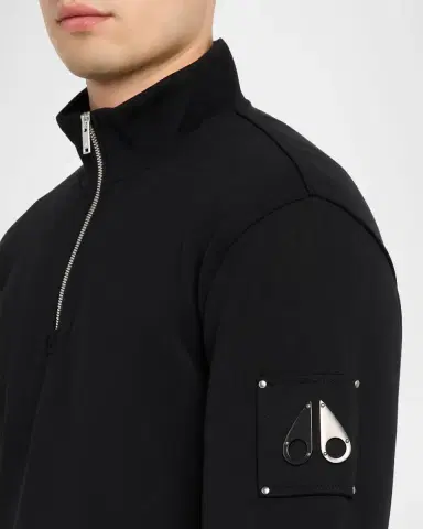 Moose Knuckles Men's Hartsfield Quarter-Zip Sweatshirt | Thumbnail 5 Moose Knuckles Men's Hartsfield Quarter-Zip Sweatshirt | Thumbnail 5