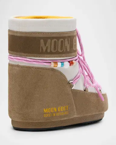 Moon Boot x Guest in Residence Icon Suede Low Snow Boots | Thumbnail 2
