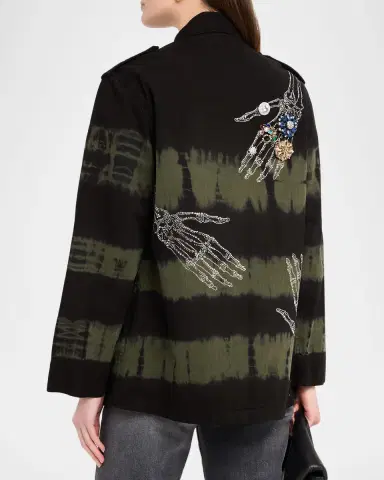 Libertine Buried Treasure Tie-Dye Utility Jacket | Thumbnail 3