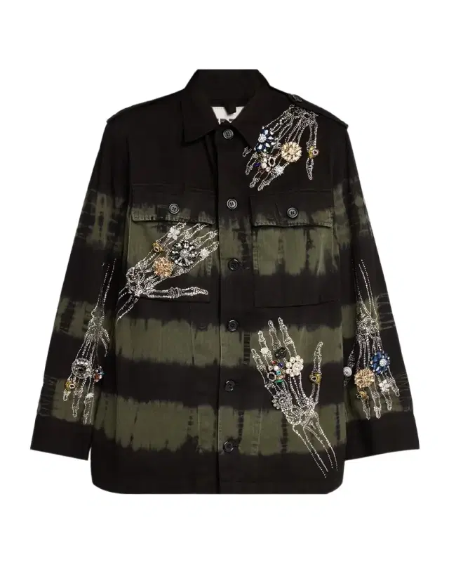Libertine Buried Treasure Tie-Dye Utility Jacket