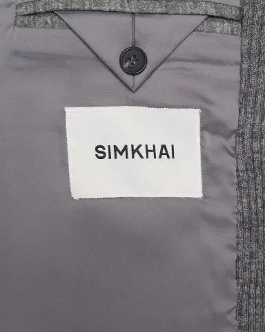 Simkhai Men's Tristen Single-Breasted Wool Blazer | Thumbnail 6 Simkhai Men's Tristen Single-Breasted Wool Blazer | Thumbnail 6