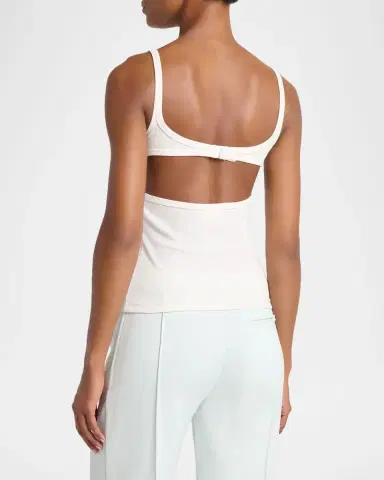 Courrèges 90s Rib Cutout Tank Top | Thumbnail 3