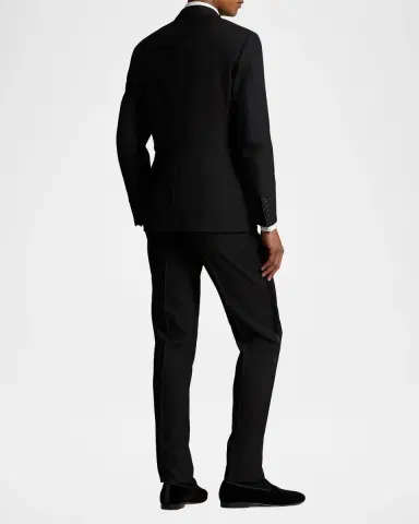 Polo Ralph Lauren Men's Fairbanks Peaked-Lapel Wool Tuxedo | Thumbnail 3 Polo Ralph Lauren Men's Fairbanks Peaked-Lapel Wool Tuxedo | Thumbnail 3