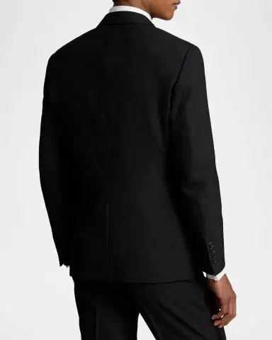 Polo Ralph Lauren Men's Fairbanks Peaked-Lapel Wool Tuxedo | Thumbnail 5 Polo Ralph Lauren Men's Fairbanks Peaked-Lapel Wool Tuxedo | Thumbnail 5