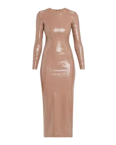Alex Perry Sequined Long-Sleeve Midi Dress | Thumbnail 1 Alex Perry Sequined Long-Sleeve Midi Dress | Thumbnail 1