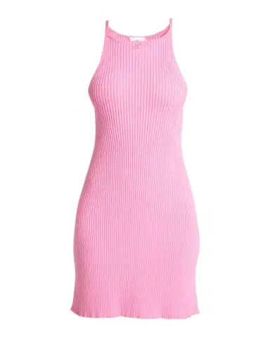 Courrèges Rib Knit A-Line Mini Halter Dress | Thumbnail 1