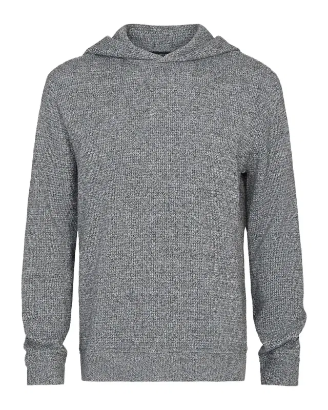 Men 's Brushed Waffle Hoodie