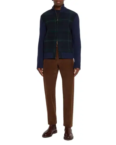 Polo Ralph Lauren Men's The Polo Tartan Full-Zip Sweater | Thumbnail 1