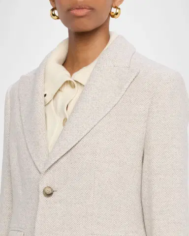Polo Ralph Lauren Single-Button Herringbone Coat | Thumbnail 5 Polo Ralph Lauren Single-Button Herringbone Coat | Thumbnail 5