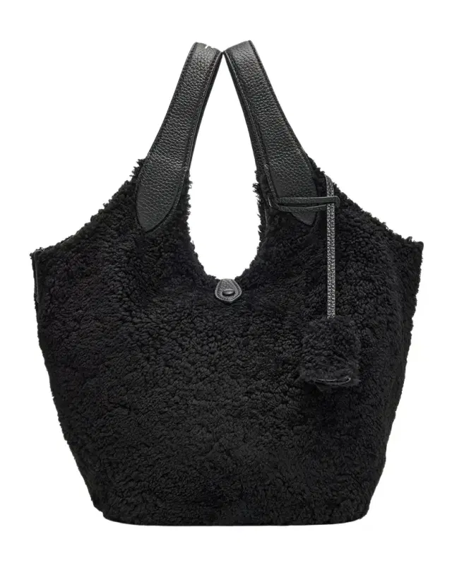 Polo Play Shearling Tote Bag