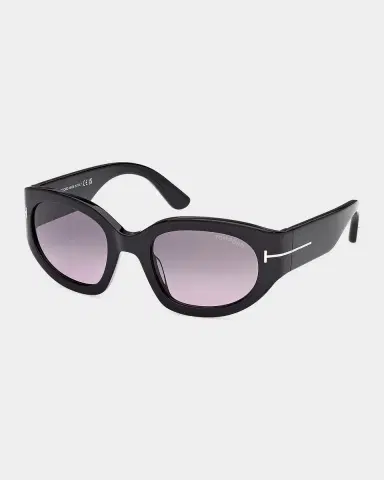 TOM FORD Arizona-02 Acetate Rectangular Sunglasses | Thumbnail 2