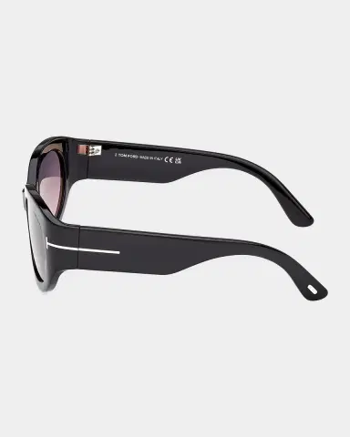 TOM FORD Arizona-02 Acetate Rectangular Sunglasses | Thumbnail 3