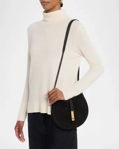 Polo Ralph Lauren Polo ID Suede Small Shoulder Bag | Thumbnail 2 Polo Ralph Lauren Polo ID Suede Small Shoulder Bag | Thumbnail 2